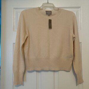 NWT JCrew Cropped Cashmere Sweater